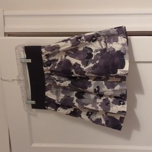 Express Floral Printed Mini Skirt